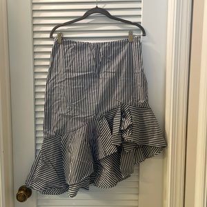 Aqua Stripped Skirt